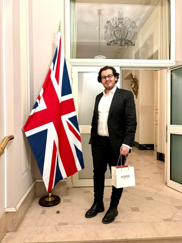 Founders touring various embassies around the world